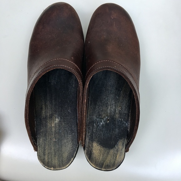 Sven Clogs Brown Nubuck Leather Size 40 - Picture 11 of 11